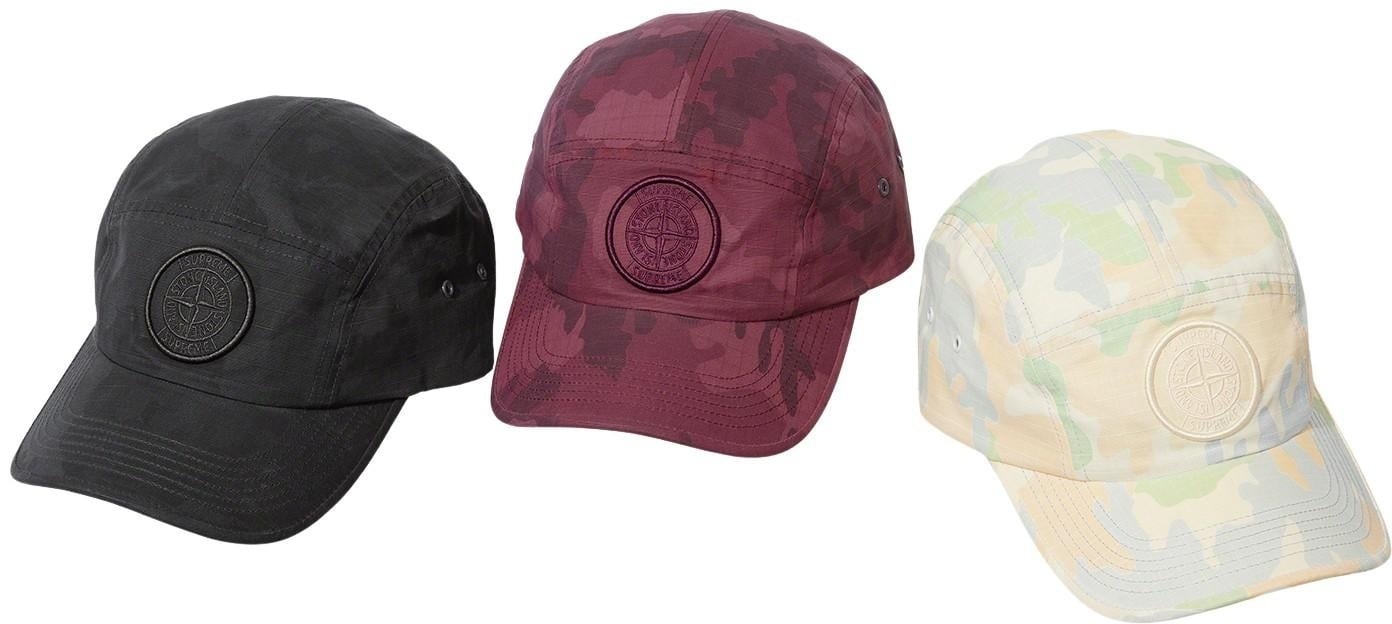 Supreme®/Stone Island® Reactive Ice Camo Ripstop Camp Cap